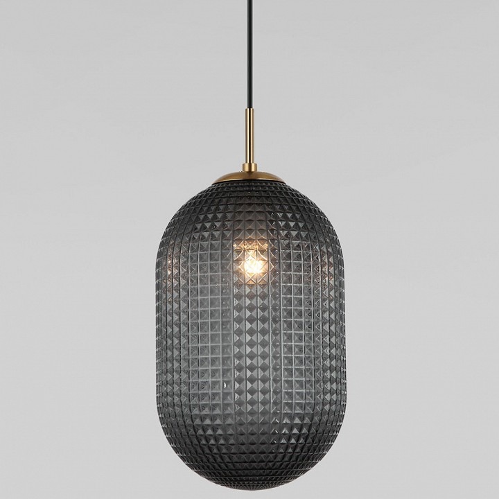 Фото Подвесной светильник Eurosvet Gem 50261/1 темно-серый EV_a064951 - интернет-магазин МегаТерем в Москве