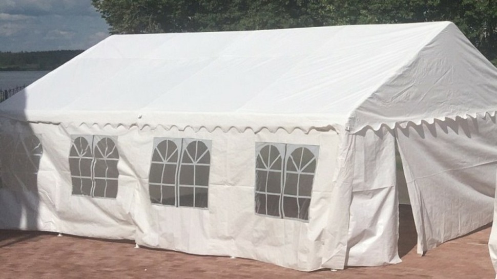 Фото Павильон AFM-1032W White (5х8) AFN_AFM-1032W_White_5x8 - интернет-магазин МегаТерем в Москве