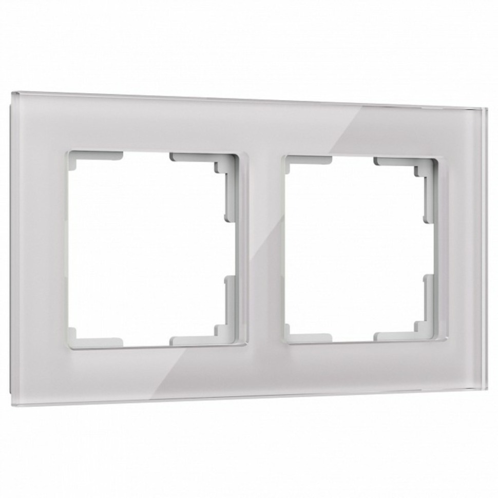 Фото Рамка на 2 поста Werkel Favorit (дымчатый) W0021117 WRK_a050895 - интернет-магазин МегаТерем в Москве