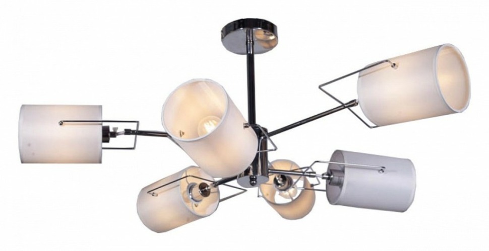 Фото Люстра на штанге Imex 2654 MD.2654-6-S CH IMX_MD.2654-6-S_CH - интернет-магазин МегаТерем в Москве