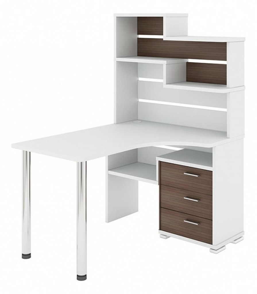 Фото Стол компьютерный Домино СР-132-130 MER_SR-132_BESH-PRAV - интернет-магазин МегаТерем в Москве