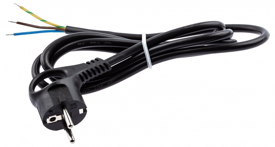 Фото Сетевой провод Эра  U-3x1-2m-B ER_B0048699 - интернет-магазин МегаТерем в Москве