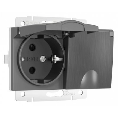 Розетка двойная влагозащище...