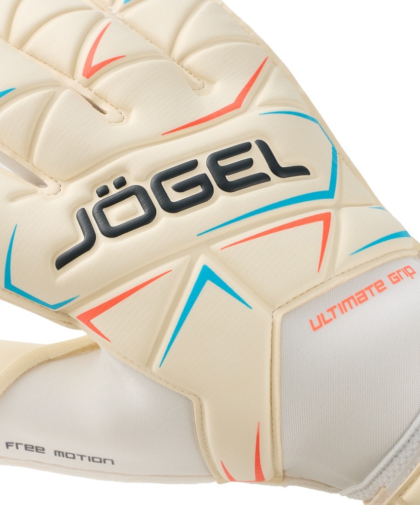 Фото Перчатки вратарские JÖGEL Legend UL4 Roll Negative, белый (2119316) - интернет-магазин МегаТерем в Москве