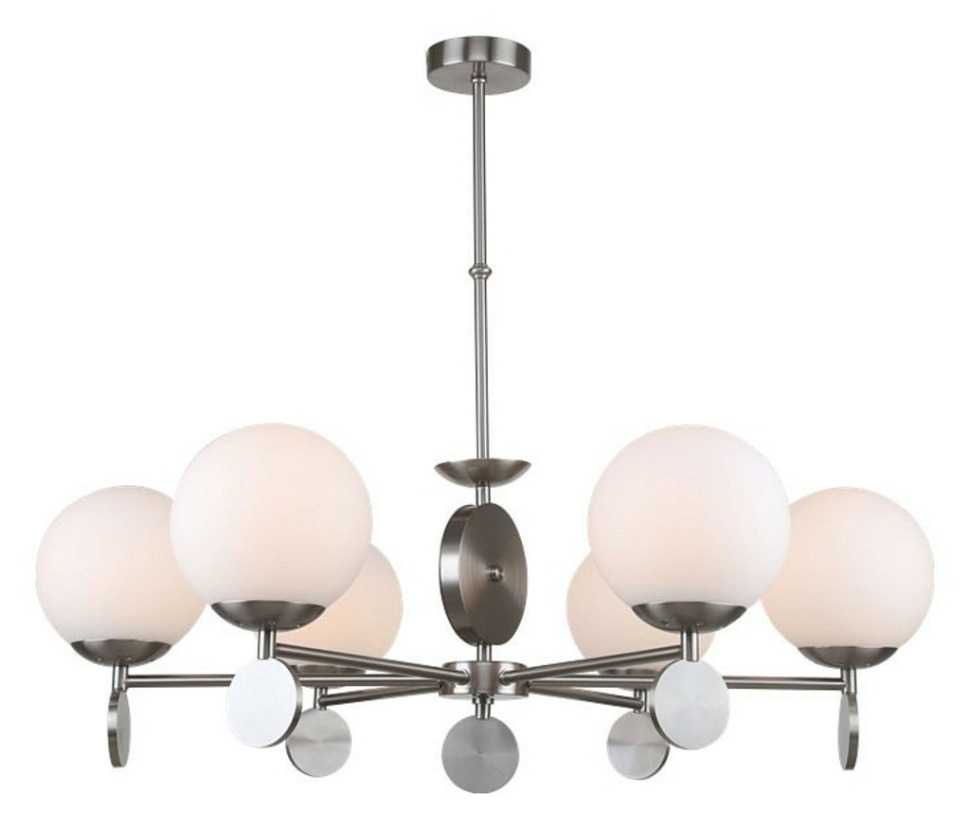 Фото Люстра на штанге Stilfort Marsela 2141/11/06P SF2141-11-06P - интернет-магазин МегаТерем в Москве