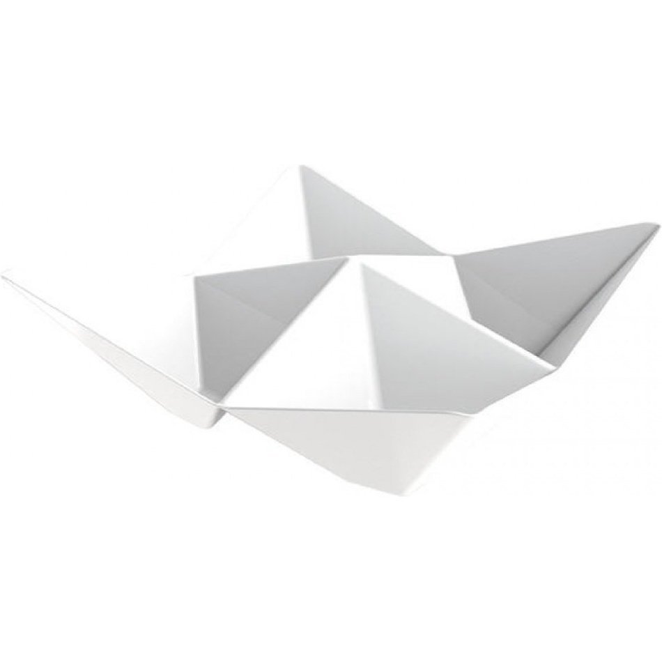 Фото Viejo Valle Набор тарелок для фуршета Origami белые, 25 шт V8846111-11 - интернет-магазин МегаТерем в Москве