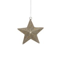 Новогодняя игрушка BL-035B, железо, grey/gold, ROOMERS FURNITURE