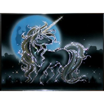 Картина Единорог с кристалл...