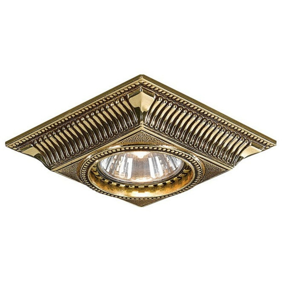 Фото Встраиваемый светильник Reccagni Angelo 1084 SPOT 1084 ORO RA_SPOT_1084_ORO - интернет-магазин МегаТерем в Москве