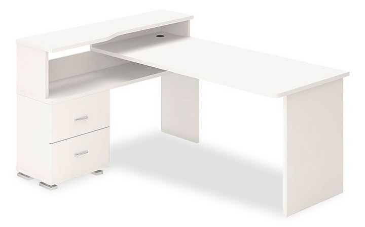 Фото Стол компьютерный Домино СР-620/160 C БЕ-ЛЕВ MER_SR-620_160_C_BE-LEV - интернет-магазин МегаТерем в Москве