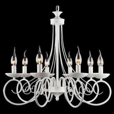 Подвесная люстра Eurosvet Provence 22404/8 белый с золотом EV_63447