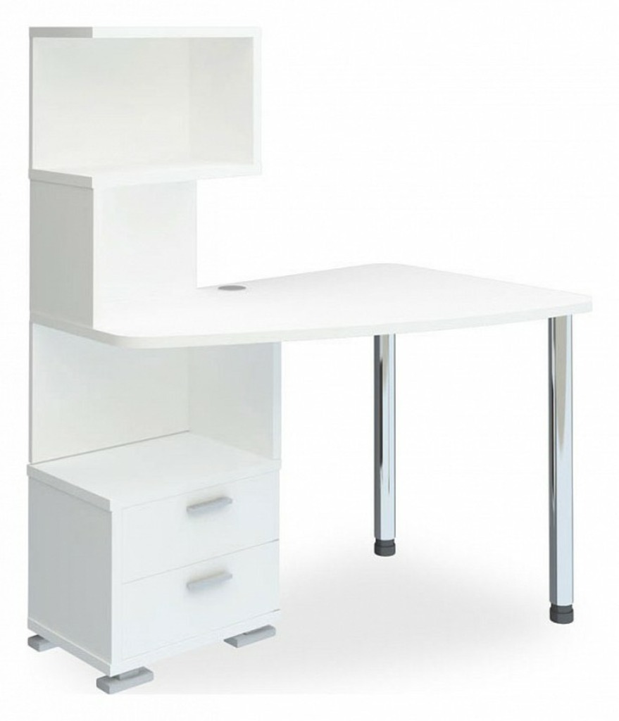 Фото Стол компьютерный Домино нельсон СКМ-60 MER_SKM-60_BE-PRAV - интернет-магазин МегаТерем в Москве