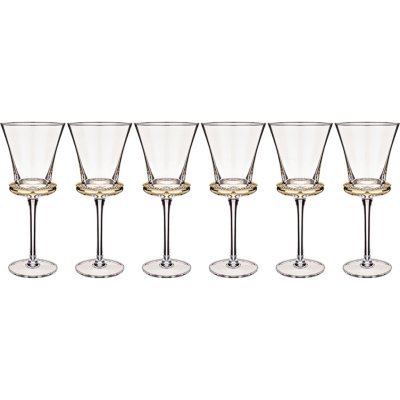 Набор из 5-ти бокалов для вина "уйанд" 270 мл. серия "muza color" Dalian Hantai (D-595-008) 