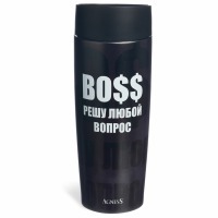 Термокружка agness  "boss" 360мл, колба нерж.сталь 18/10 (709-119) 