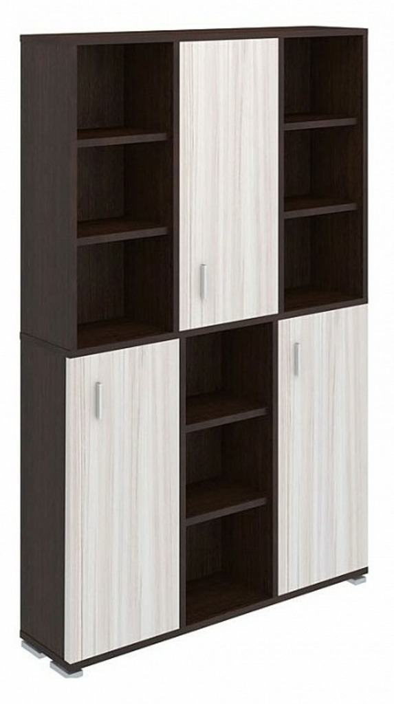 Фото Стеллаж комбинированный Домино ПУ-40-3 MER_PU-40-3_VK - интернет-магазин МегаТерем в Москве