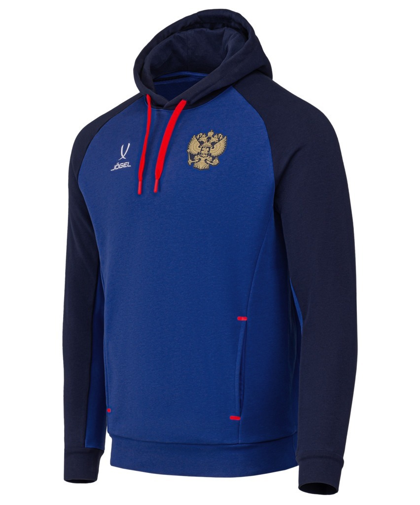 Фото Худи JOGEL NATIONAL Cotton Hoodie, темно-синий (2111345) - интернет-магазин МегаТерем в Москве