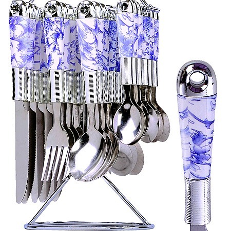 Фото Набор столвых приборов на подставке 25 предметов MAYER BOCH (22021) - интернет-магазин МегаТерем в Москве