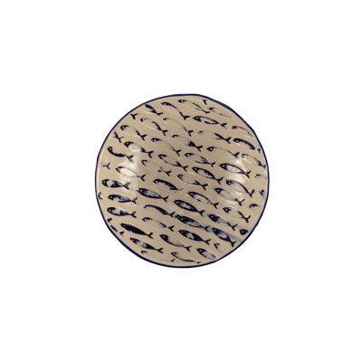 Чаша LTHA034BB264190, 19 см, каменная керамика, beige, blue, LE COQ