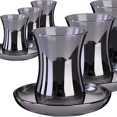 Фото Чайный сервиз на 6 персон Сияющий графит (GR42021+54201-06) - интернет-магазин МегаТерем в Москве