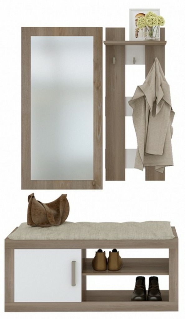 Фото Стенка для прихожей Toivo ТОЙ-ПР 8 MER_TOJ-PR-8-NBE - интернет-магазин МегаТерем в Москве