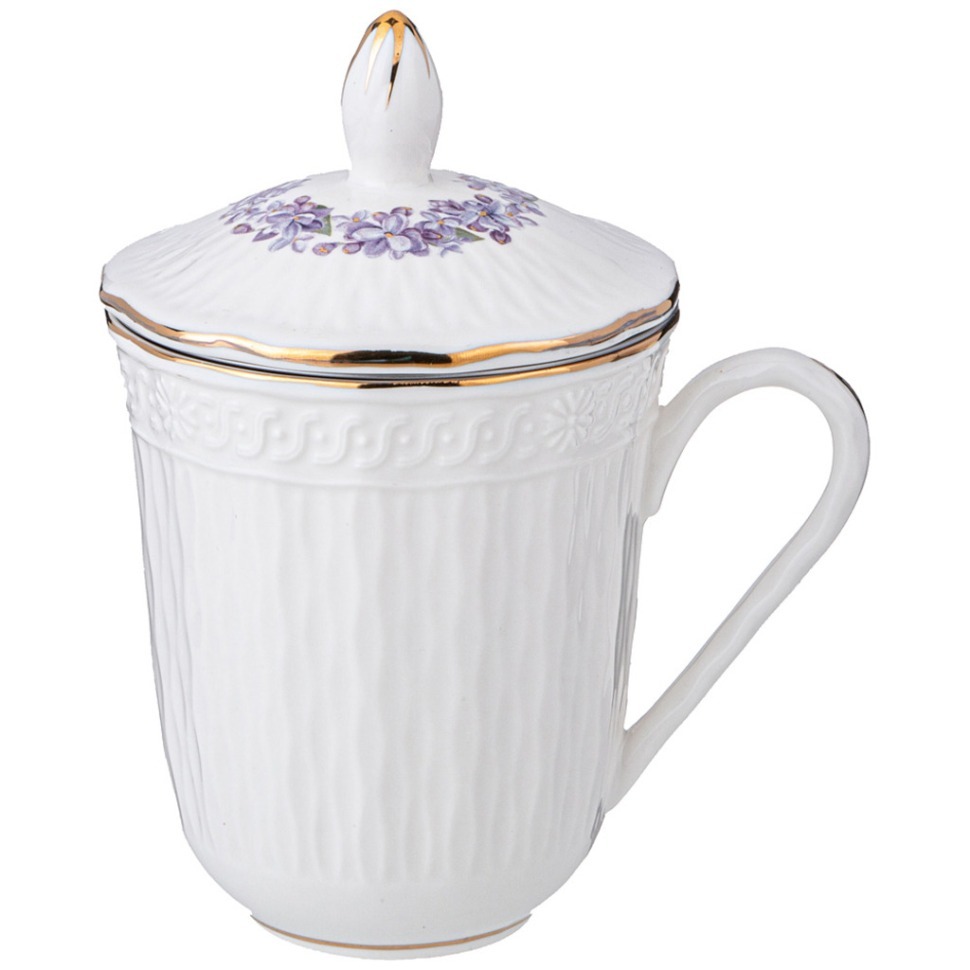 Фото Кружка заварочная lefard lilac с крышкой и ситом 350 мл (760-798)  - интернет-магазин МегаТерем в Москве