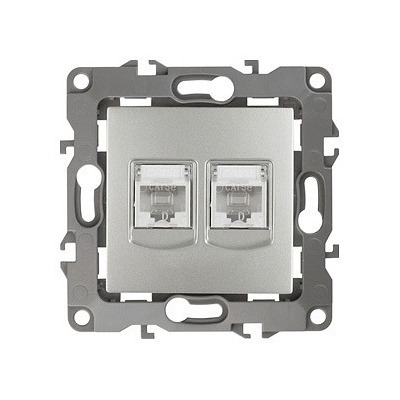 Розетка двойная Ethernet RJ...