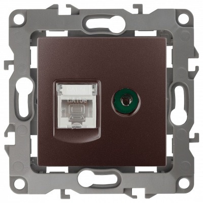 ТВ-розетка и розетка Ethern...