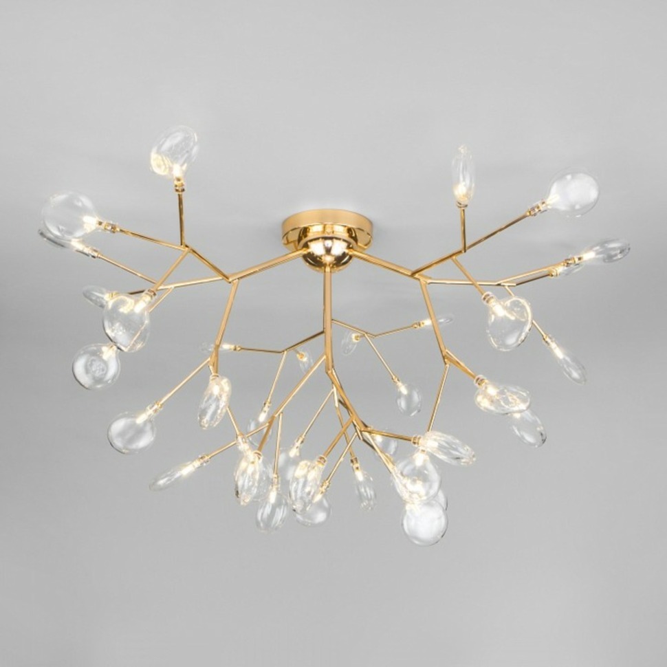 Фото Потолочная люстра Bogate's Lamella 566 золото EV_a049416 - интернет-магазин МегаТерем в Москве