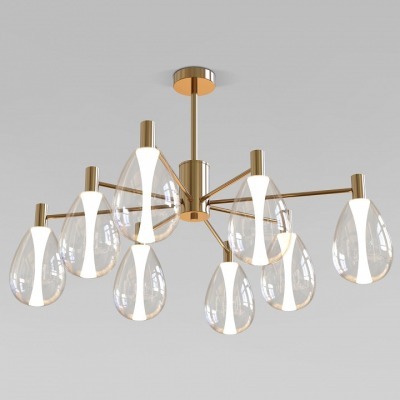 Люстра на штанге Eurosvet Magma 60175/8 латунь EV_a069323