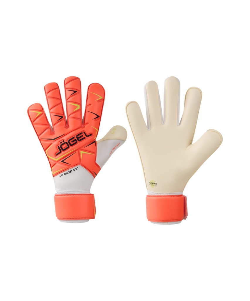 Фото Перчатки вратарские JÖGEL Legend UL4 Roll Negative, коралловый (2119327) - интернет-магазин МегаТерем в Москве