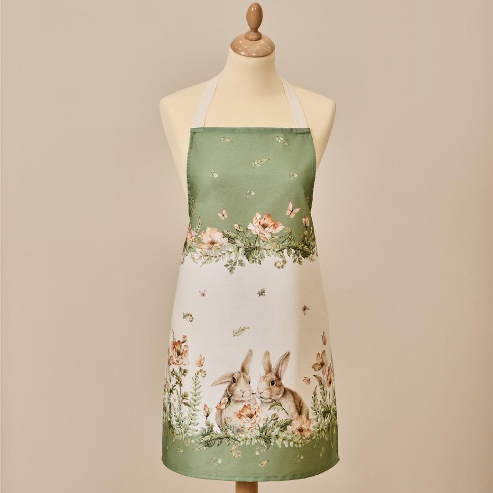 Фото Фартук sense60х70см,зеленый 100% хлопок,твил,пропитка Lefard (850-753-7) - интернет-магазин МегаТерем в Москве