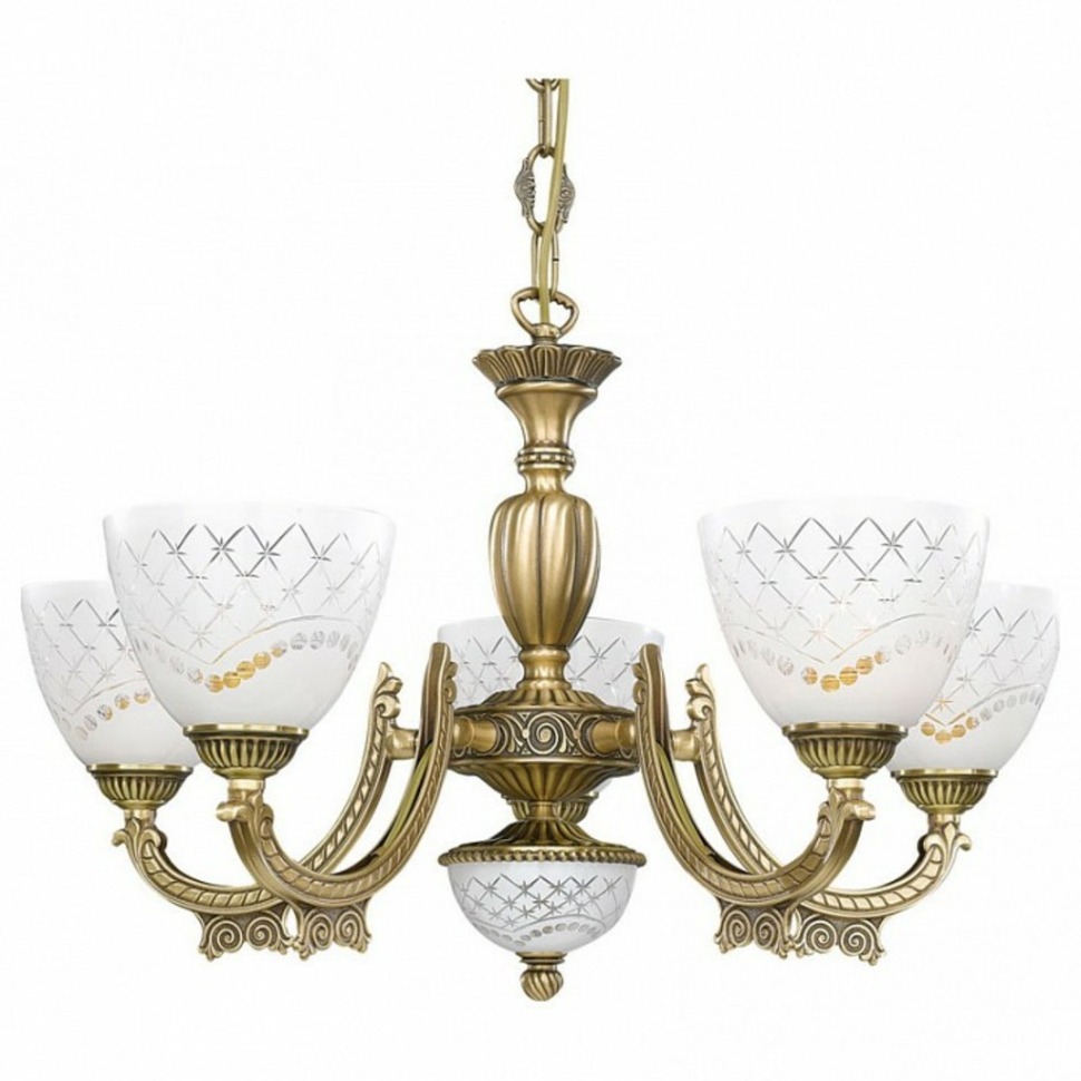 Фото Подвесная люстра Reccagni Angelo 7052 L 7052/5 RA_L_7052_5 - интернет-магазин МегаТерем в Москве