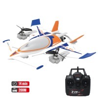 Радиоуправляемый самолет дрон SCI Fi Sky VTOL 3D6G 8ch (QIDI-570-BLUE)