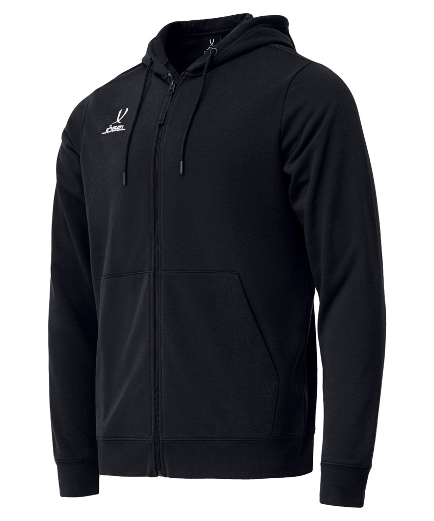 Фото Худи на молнии JOGEL ESSENTIAL Cotton Zip Hoodie, черный (2115322) - интернет-магазин МегаТерем в Москве