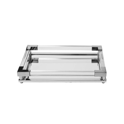 Поднос декоративный зеркаль...