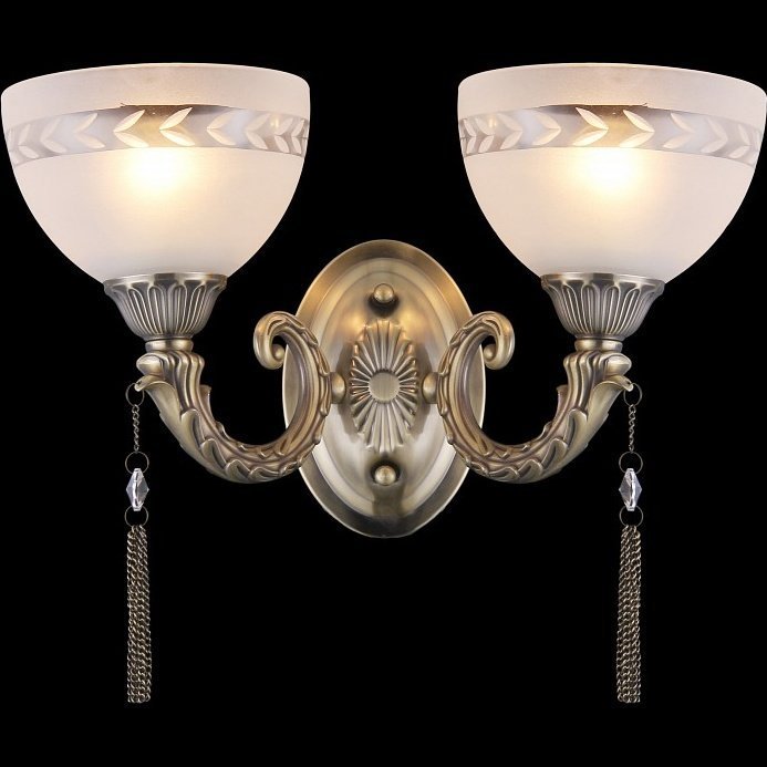 Фото Бра Natali Kovaltseva Cordoba Cordoba 70025-2W ANTIQUE - интернет-магазин МегаТерем в Москве