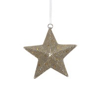 Новогодняя игрушка BL-035C, железо, grey/gold, ROOMERS FURNITURE