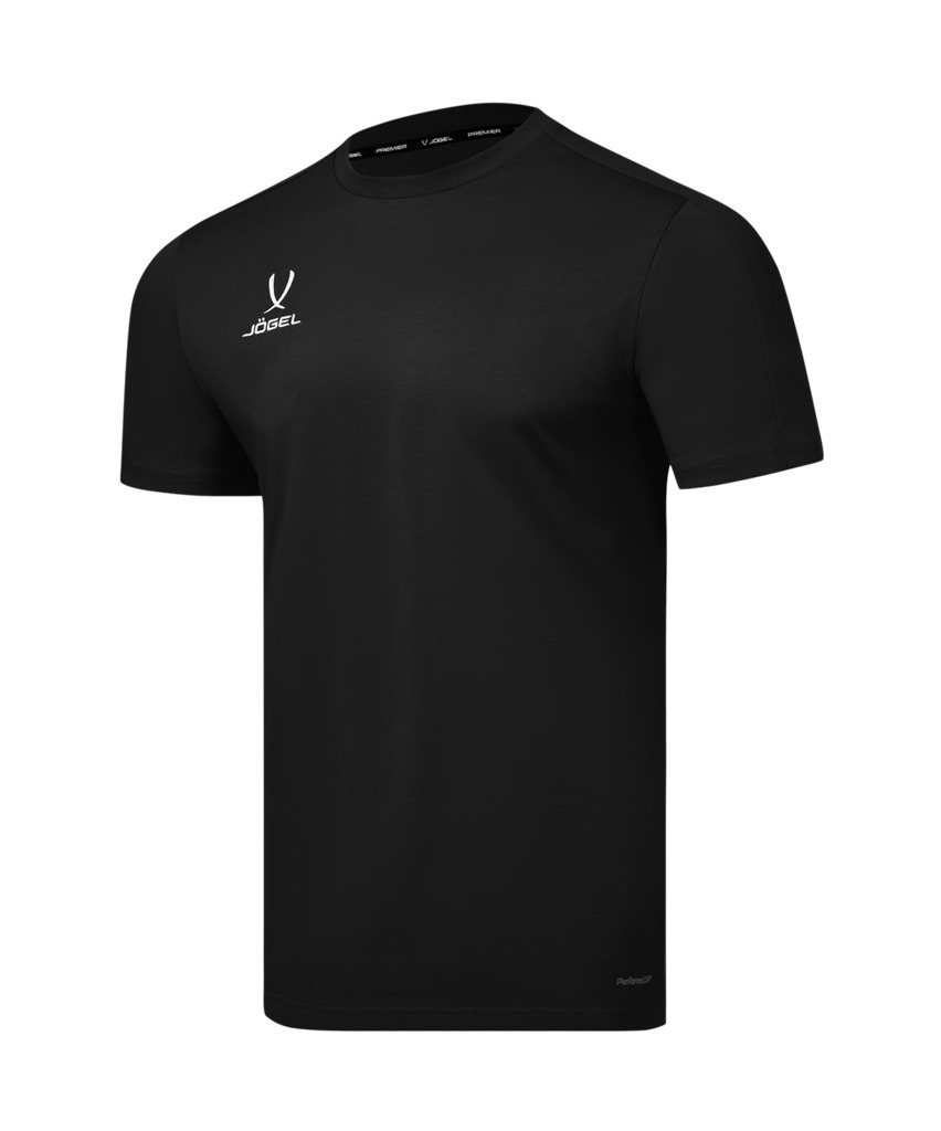 Фото Футболка тренировочная JÖGEL PREMIER PerFormDRY TRN CVC Tee, черный (2126402) - интернет-магазин МегаТерем в Москве