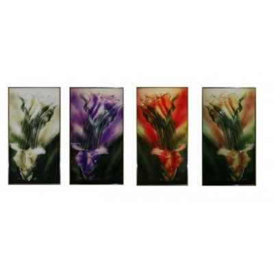 Картина Каллы с кристаллами...