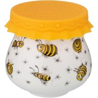 Баночка с силиконовой крышкой lefard "пчелы" 300 мл (359-677) 