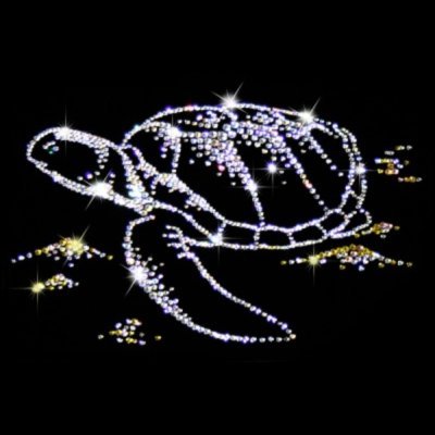 Черепаха с кристаллами Swar...