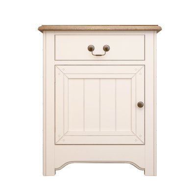 Бежевая прикроватная тумба ...