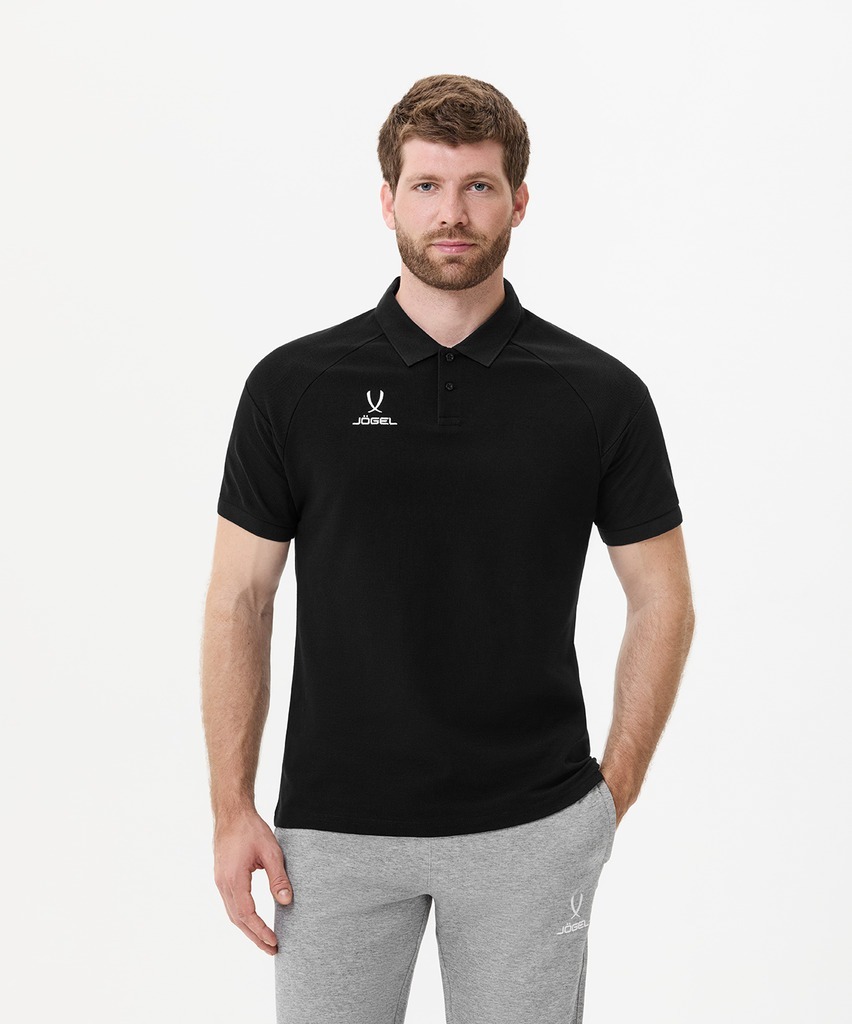 Фото Поло JOGEL CAMP 2 CVC Polo, черный (2114345) - интернет-магазин МегаТерем в Москве