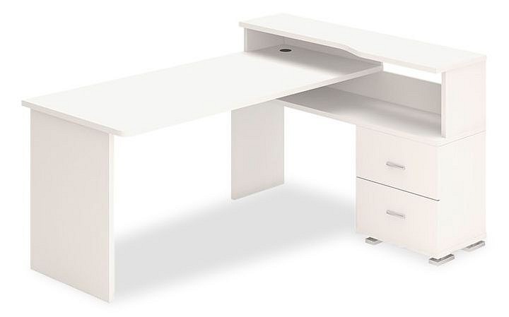 Фото Стол компьютерный Домино СР-620/160 C БЕ-ПРАВ MER_SR-620_160_C_BE-PRAV - интернет-магазин МегаТерем в Москве