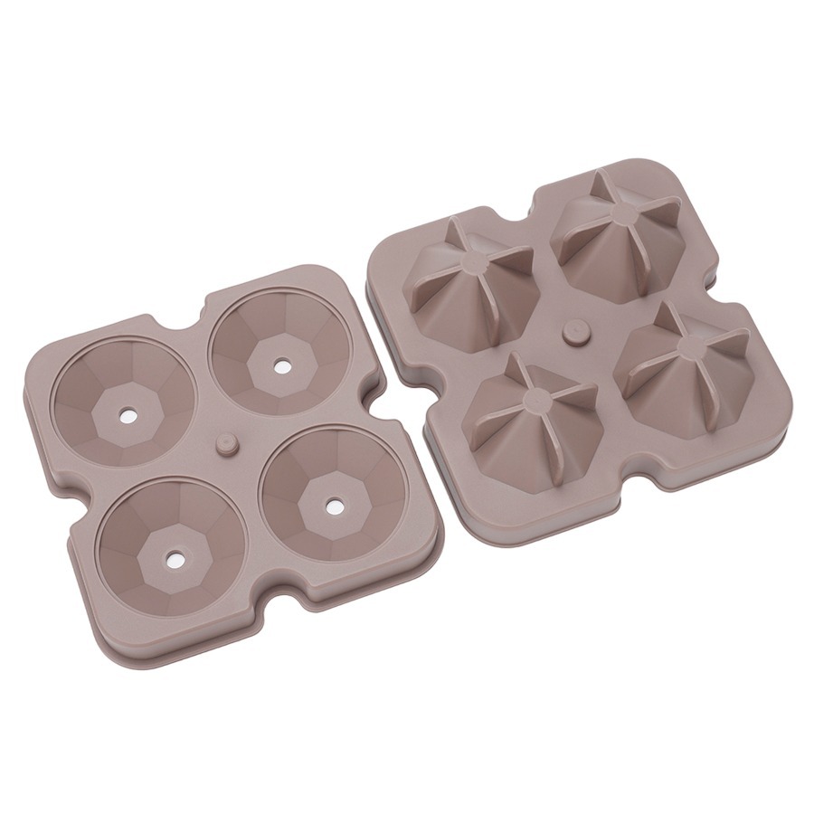 Фото Форма для льда ice diamond, пепельно-розовая (77411) - интернет-магазин МегаТерем в Москве