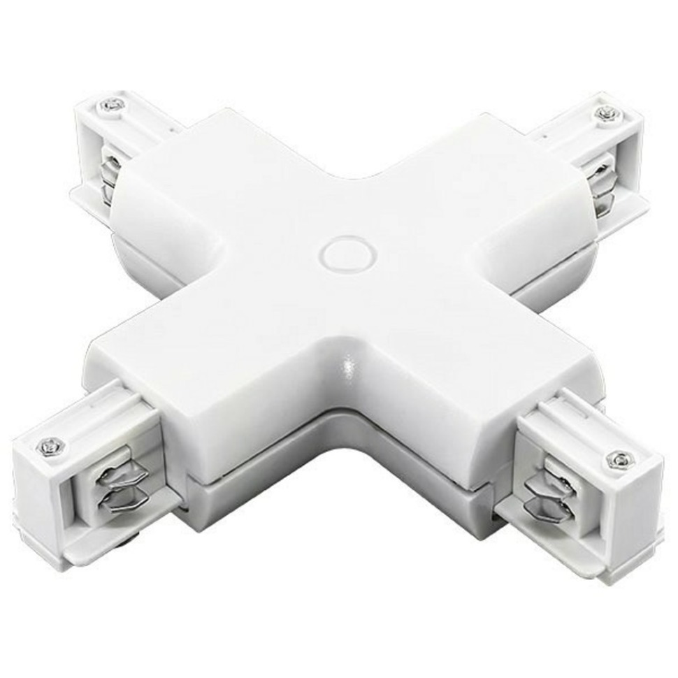 Фото Соединитель с токопроводом X-образный для треков Lightstar Barra 504146 LS_504146 - интернет-магазин МегаТерем в Москве