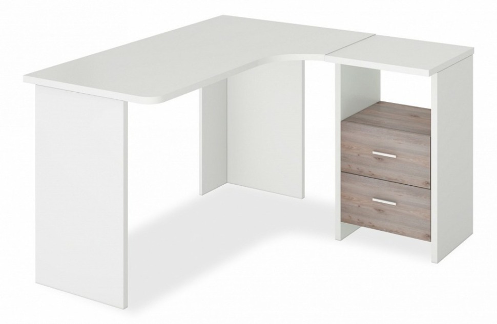 Фото Стол письменный Домино Лайт СКЛ-Угл130 MER_SKL-Ugl_130_BEN_PRAV - интернет-магазин МегаТерем в Москве