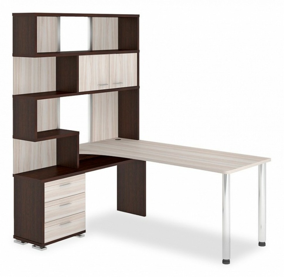 Фото Стол компьютерный Домино СР-420/170 MER_SR-420_170_VKK-LEV - интернет-магазин МегаТерем в Москве