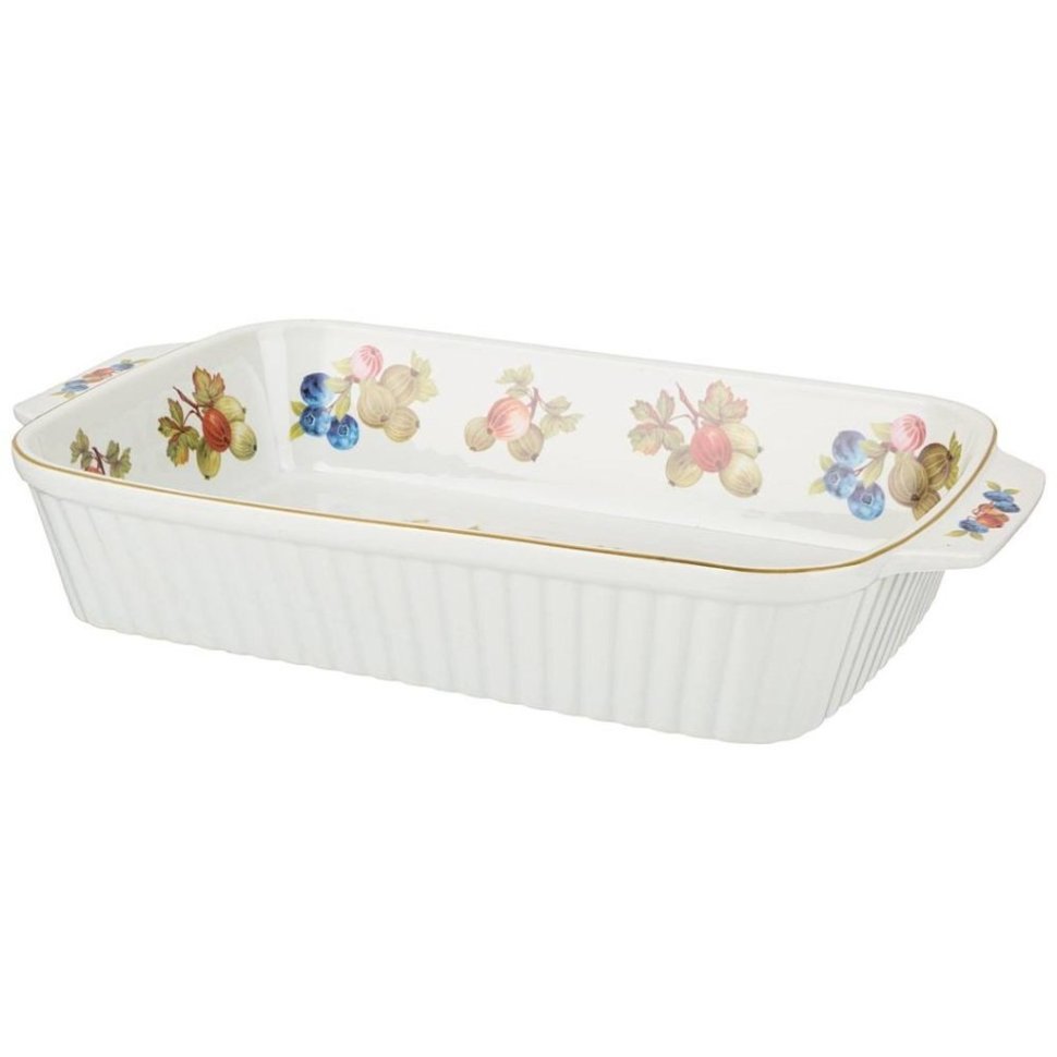 Фото Блюдо для запекания agness фрукты прямоуг 2500 мл 35*20*6,5см Agness (792-114) - интернет-магазин МегаТерем в Москве