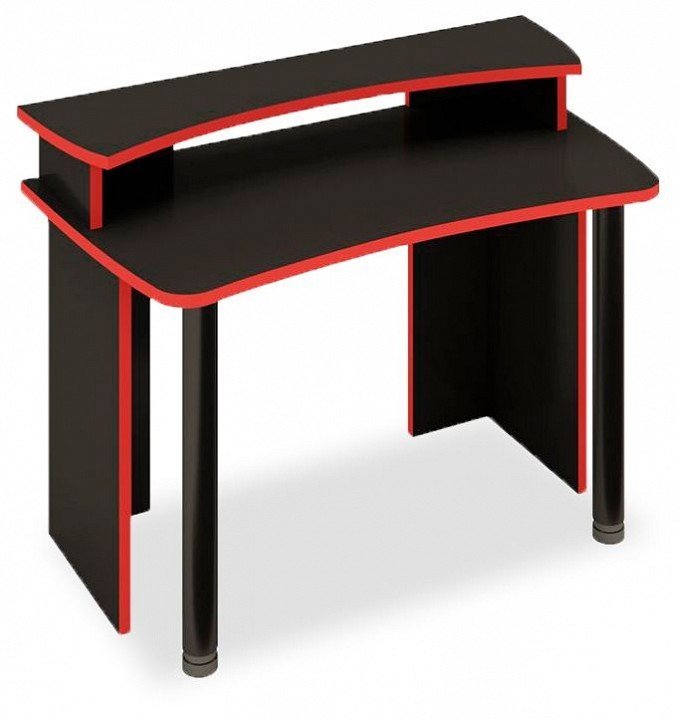 Фото Стол компьютерный Домино lite СКЛ-Софт120+НКИЛ120 MER_SKL-Soft120-NKIL120-CH - интернет-магазин МегаТерем в Москве